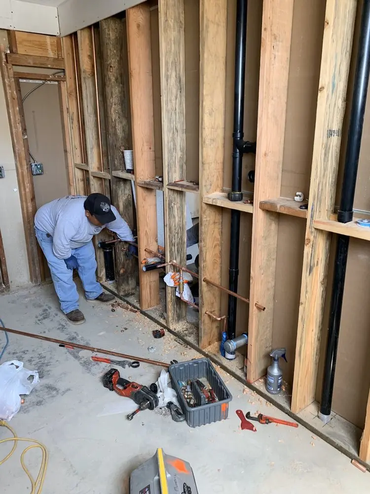 Commercial rough-in plumbing for Gas Line Repair in Lincolnia
